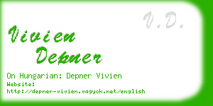 vivien depner business card